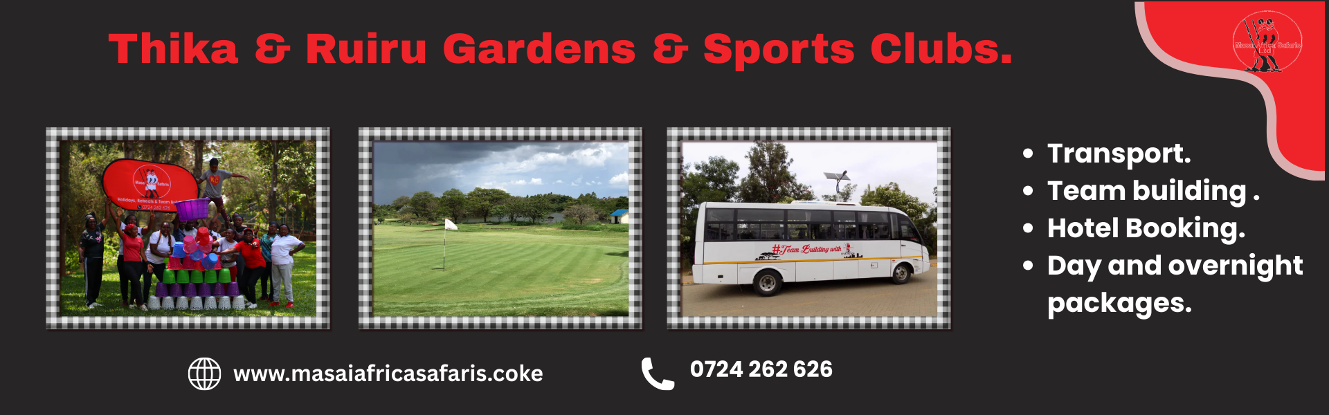 Gardens and Sports Clubs in Thika
