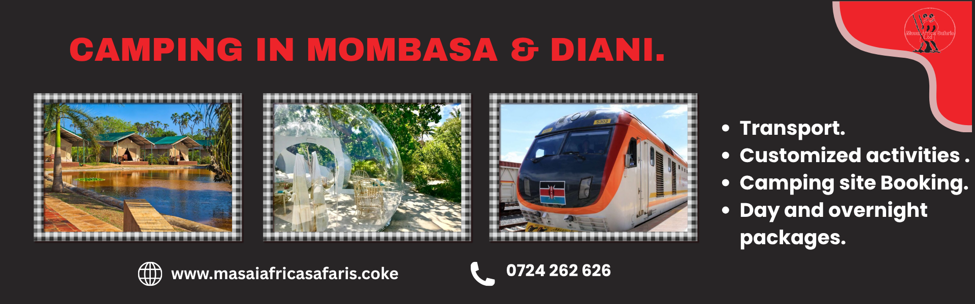 Camping Venues in Mombasa & Diani