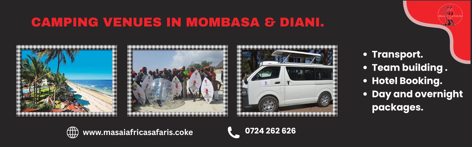 Camping Venues in Mombasa & Diani
