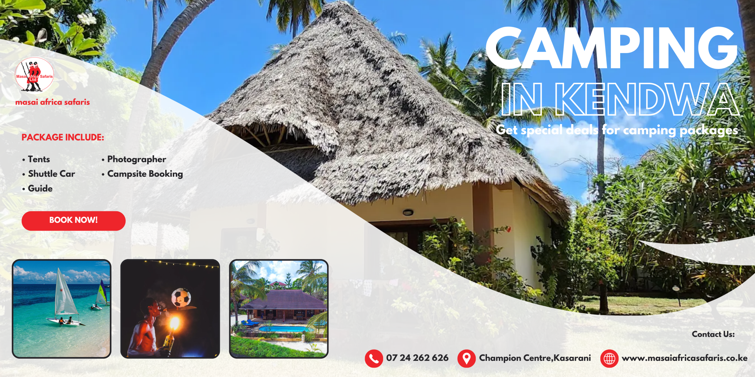 Kendwa Beach Camping Packages