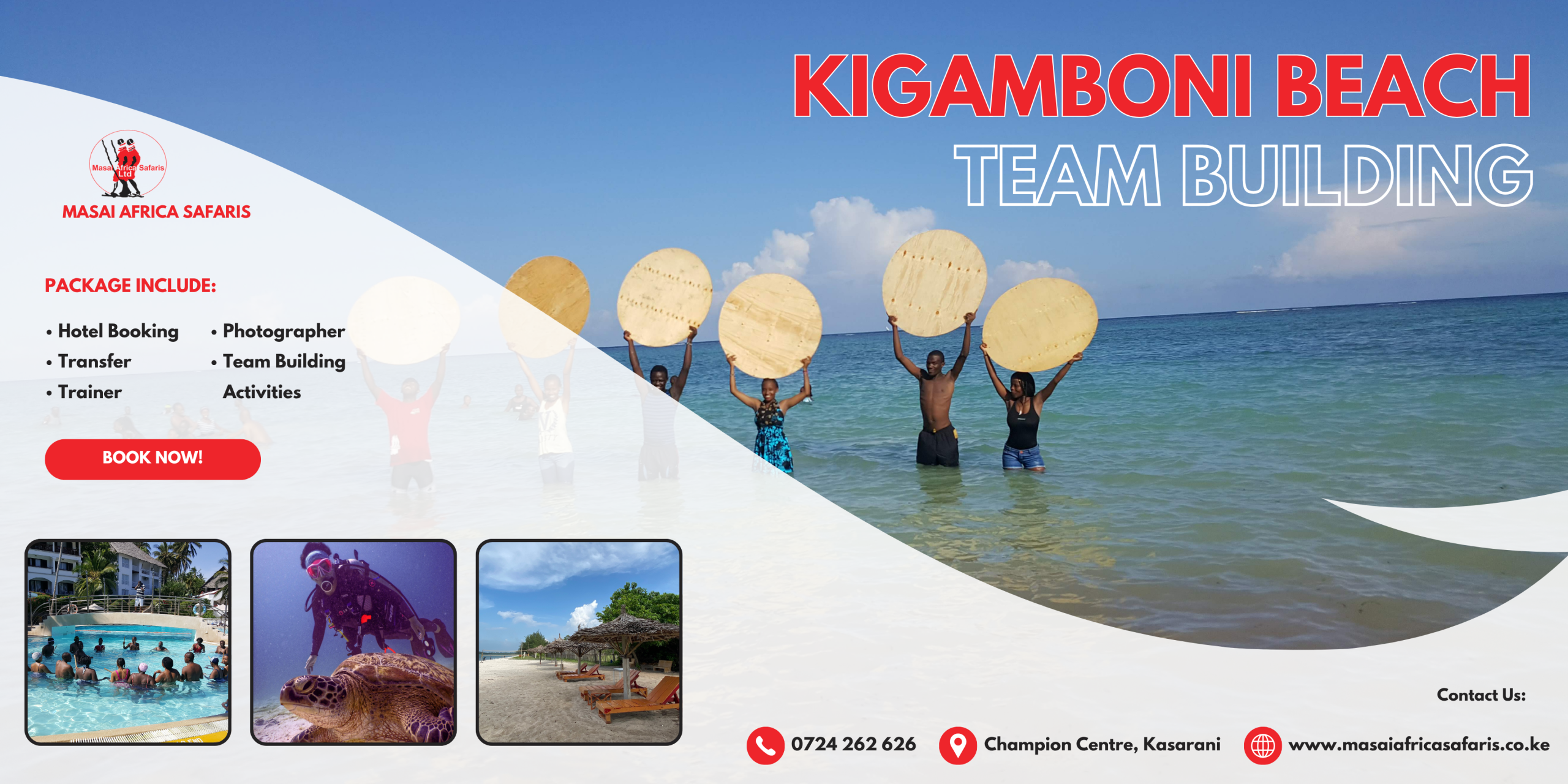 Kigamboni Beach team building