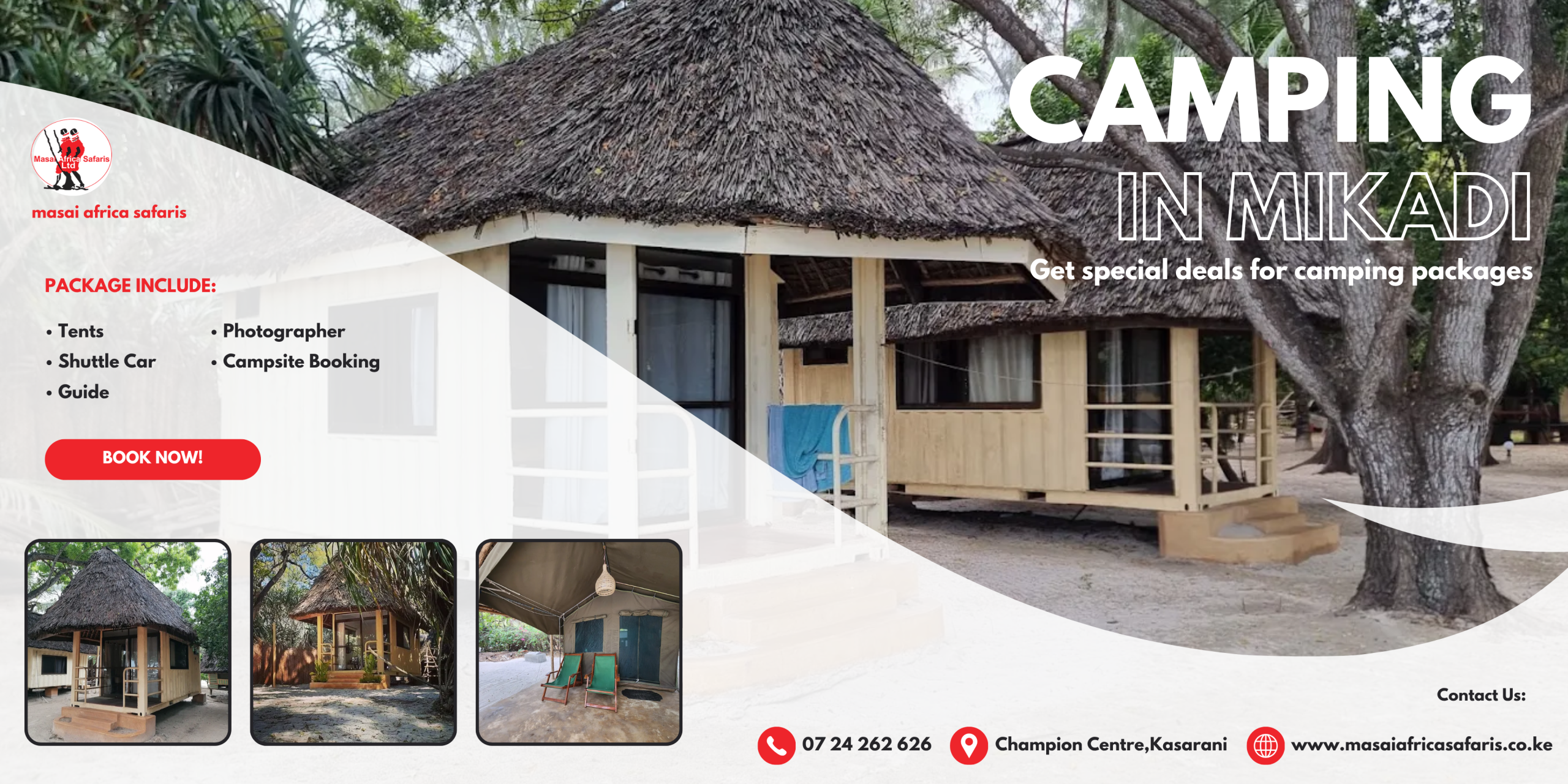 Mikadi Beach Camping Packages